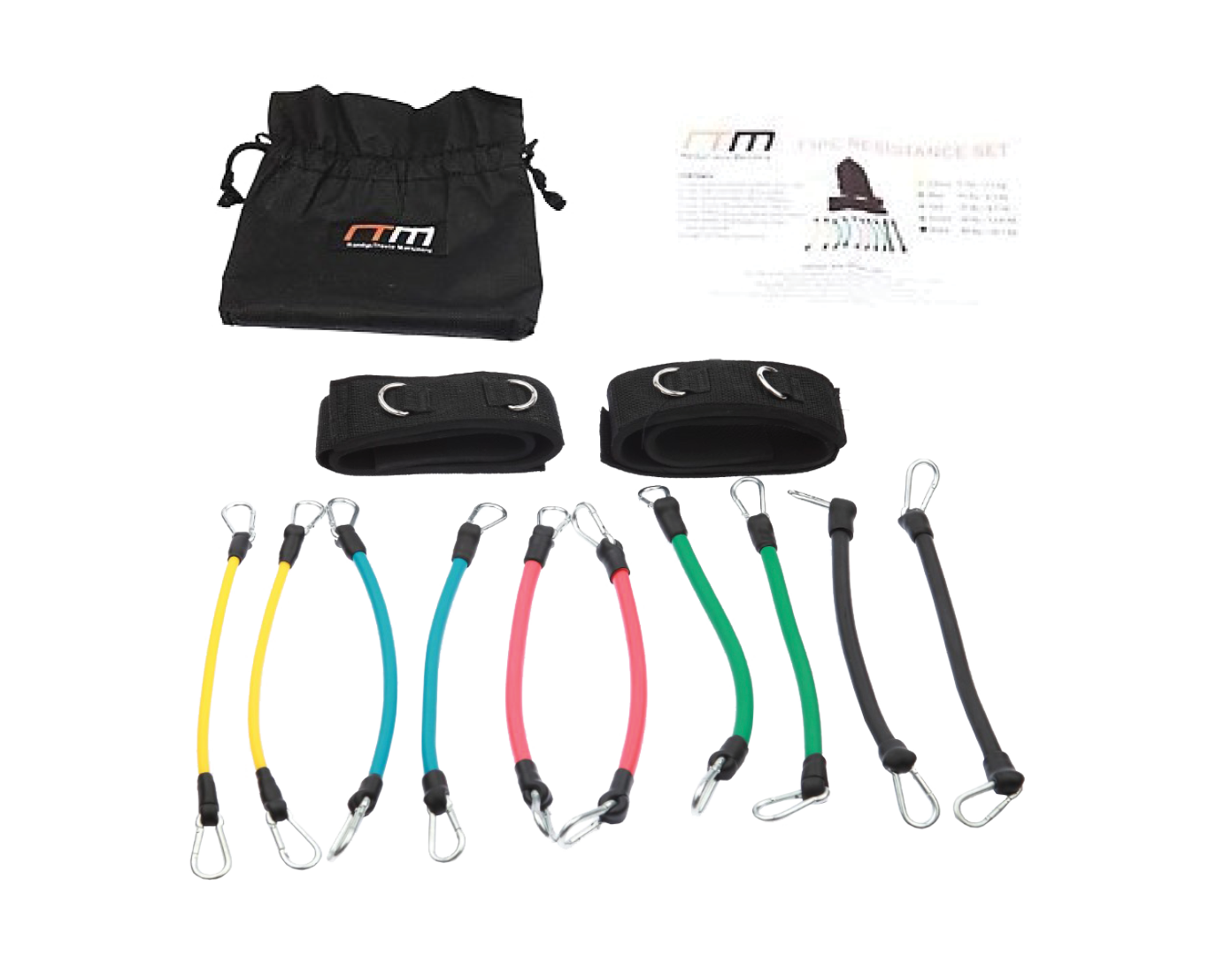 NNEDSZ Piece Kinetic Fitness Resistance Set