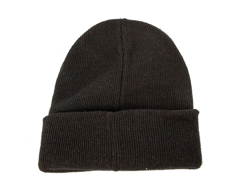 Warm European made black beanie