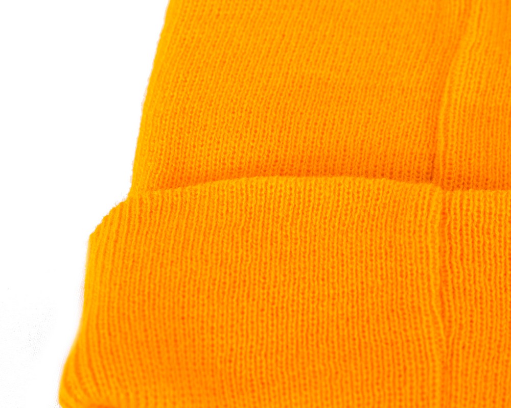 Warm European made yellow beanie