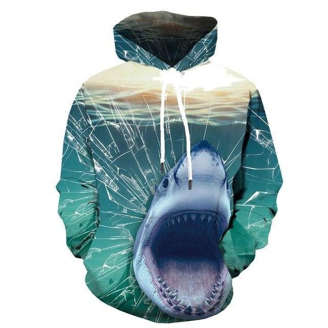 Men Abstract Graffiti 3D Print Colorful Hoodies