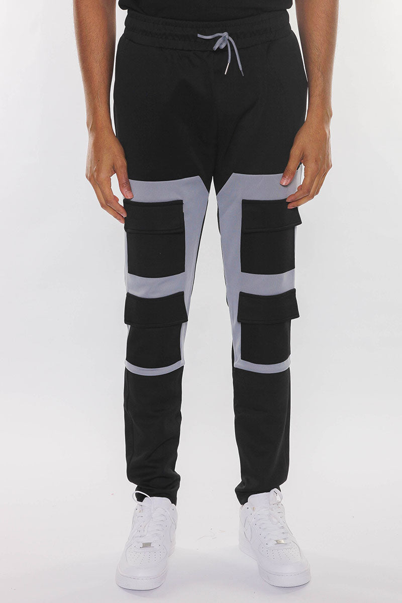 Colorblock Pouch Joggers