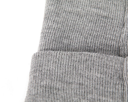 Warm European made light grey beanie