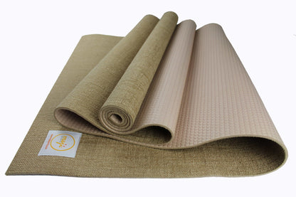 Jute Premium ECO Fitness, pilates, Yoga Mat + Fitness Bundle