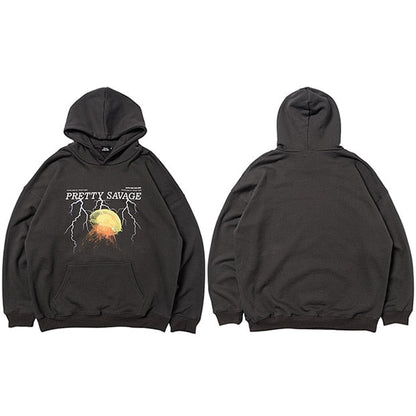 Men Hoodie Sweatshirt Hip Hop Streetwear Lightning Hoodie Pullover Harajuku Autumn Winter Fleece Hoodies Cotton Hipster