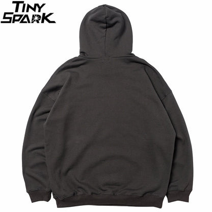Men Hoodie Sweatshirt Hip Hop Streetwear Lightning Hoodie Pullover Harajuku Autumn Winter Fleece Hoodies Cotton Hipster