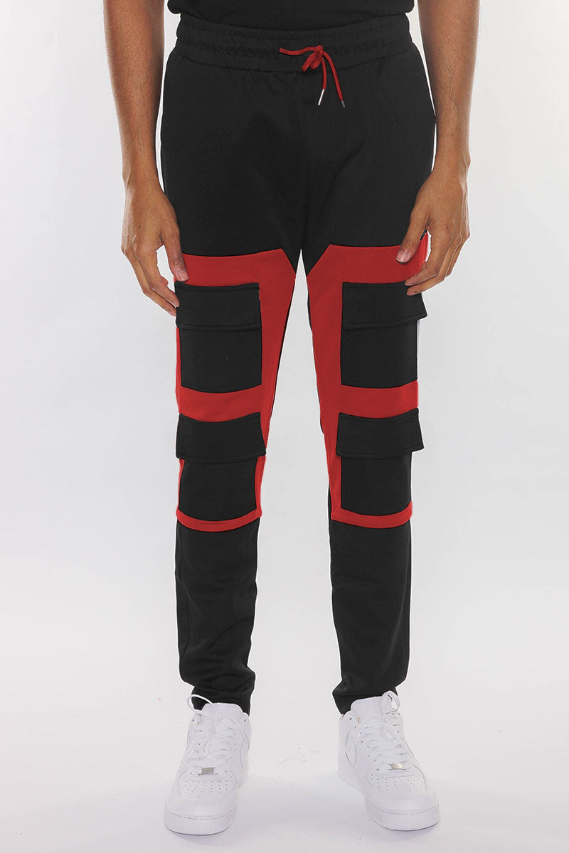Colorblock Pouch Joggers