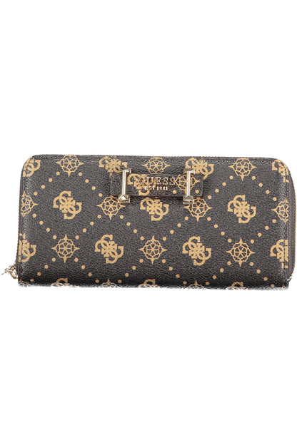 GUESS JEANS WOMEN'S BROWN WALLET