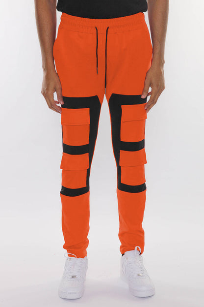 Colorblock Pouch Joggers