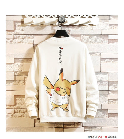 5XL Anime Hoodies Men Black Hooded Japanese Style Cartoon Sweatshirt Mens Hip Hop Brown Causal Hoodiee No Xxxtentacion Loose
