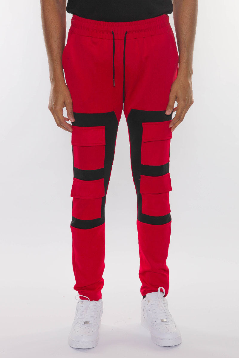 Colorblock Pouch Joggers